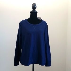 Navy long sleeve shirt